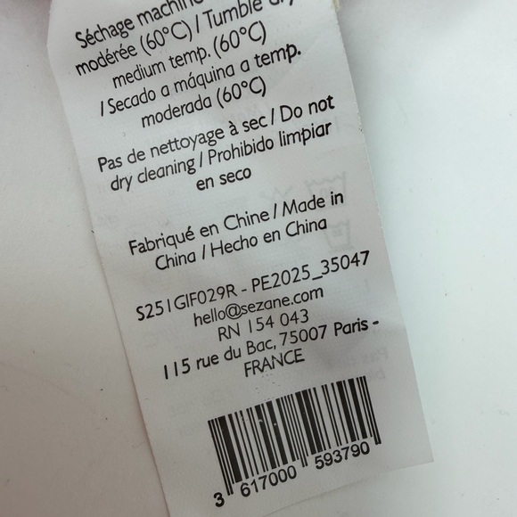 Sezane Gingham Hair Scrunchie in Checkered Red and White - Picture 5 of 6